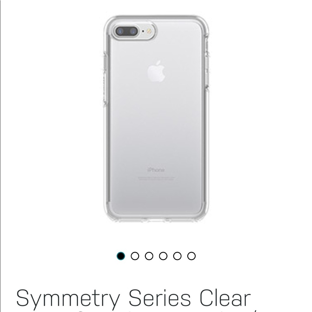 Clear otter box symmetry series for iphone 7/8+
